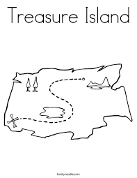 Touch device users, explore by. Treasure Island Coloring Page Twisty Noodle