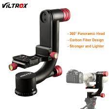 Viltrox Vh 20 Carbon Fiber 360 Degree Panoramic Gimbal Tripod Head W 1 4 Quick Release Plate For Dslr Camera Telephoto Lens Re Dslr Camera Carbon Fiber Dslr