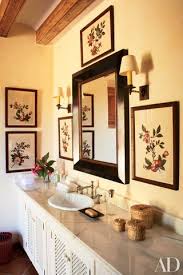 Check out these spanish style bathroom ideas! Guest Bathroom Decorating Inspiration Architectural Digest