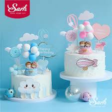 Shop for your cake topper now! Hot Air Balloon Couple Decoration Boy Girl Happy Birthday Cake Topper For Children Valentine S Day Party Supplies Lovely Gifts Cake Decorating Supplies Aliexpress