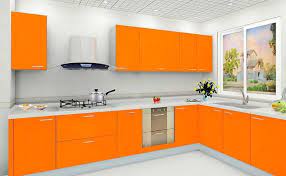 If You Are Planning To Give A New Look To Your Kitchen Cabinet Kitchen Cabinets Color Combination Kitchen Cabinets Colour Combinations Orange Kitchen Cabinets