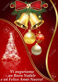 Happy new year is felice anno nuovo, as in ti auguro un felice anno nuovo (i wish you a happy new year). We Wish You Merry Christmas And A Happy New Year Italian Language Stock Photo Picture And Royalty Free Image Image 68172352