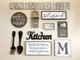 24+ ideas farmhouse kitchen wall decor