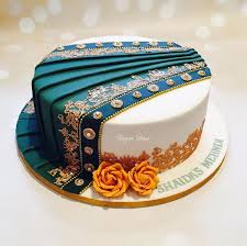 Mehendi Cake Design Idea Fondant Cake Designs Indian Cake Mehndi Cake