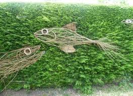 Kreative Garten Skulpturen Aus Weidenruten Weiden Weidenruten Weiden Flechten