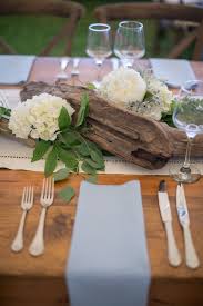 Driftwood Centerpiece Floral Design By Emily Carter Floral Designs Captured By Brea Mcdona Simple Wedding Decorations Driftwood Centerpiece Driftwood Wedding