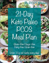 My Pcos Kitchen 21 Day Keto Paleo Pcos Meal Plan This Is A 21 Day Meal Plan That Is Completely G Free Keto Meal Plan Pcos Meal Plan Dairy Free Keto Recipes