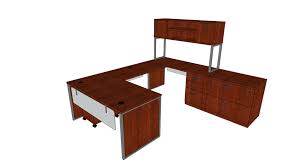 The amber also includes an oversized filing cabinet and peninsula top design. Ofm Fulcrum Series Office Furniture Set 60 U Shaped Desk 3d Warehouse