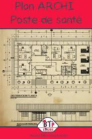 Plan Archi Poste De Sante Telecharger Le Plan Dwg Plan Architecture Lecture De Plan Devis Batiment Plan De Situation