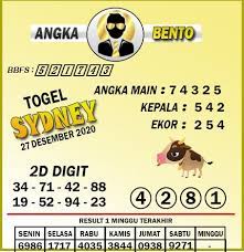 Prediksi Togel Sydney 27 Desember Tahun 2020 Sydney Bento 19 Agustus