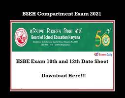 However, the exams are cancelled and the final result will be declared based on the marks. Bseh Compartment Exam Sheet 2021 Out Check Hbse 10th And 12th Exam Date Here Exams Daily India S No 1 Education Portal
