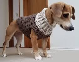 Easy Dog Sweater Crochet Pattern Seamless Earhart Bomber Etsy Hayvan Giysileri Evcil Hayvan Kiyafetleri Kopek