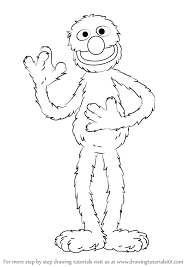 Push pack to pdf button and download pdf. Step By Step How To Draw Grover From Sesame Street Drawingtutorials101 Com Cartoon Coloring Pages Face Painting Designs Face Painting Easy