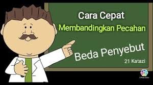 Cara membandingkan dua pecahan dengan mudah. Cara Mudah Membandingkan Pecahan Beda Penyebut Youtube
