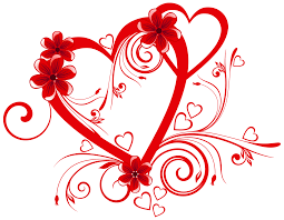 Heart With Flowers Png Clipart Flower Heart Valentines Day Pictures Love Heart Symbol