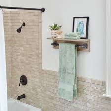 Buy top selling products like haven™ acacia wood towel ladder and squared away™ over the cabinet towel bar. Towel Racks Bathroom Hardware The Home Depot