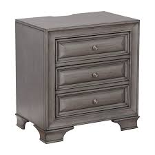 Buy 3 drawer dresser wide chest of drawers nightstand with wood top rustic storage tower storage dresser closet for living room, bedroom, hallway, nursery, kid: Furniture Of America Bradford Wood 3 Drawer Nightstand In Gray Idf 7302gy N