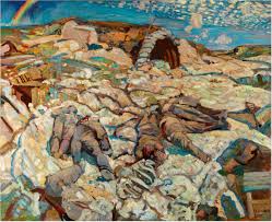 Frederick Varley The Amiens Offensive 1918 Beginning In January 1918 Frederic Varley Served In The First World War With War Art Art Group Of Seven Artists