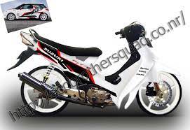 Motor trend modifikasi video modifikasi motor suzuki. Contoh Design Motif Suzuki Smash