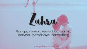 Check spelling or type a new query. Arti Nama Zahra Posbunda