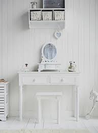 Modern dressing table designs for small bedroom. New England White Dressing Table With Drawers And Chunky Knob Handles The White Lighthouse Bedroom Furniture