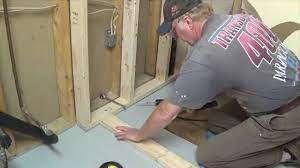 Installing a jetted tub or whirlpool can add another $10. Diy Basement Bathroom Part 1 Shower Stall Frame Drain Youtube