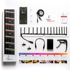 While there are many who want to create music or some who simply want to learn the art of playing the guitar. Fret Zealot Guided Guitar Learning Accessory For All Standard Guitars With Ios And Android Applications Best Way To Learn Guitar For All Levels 24 75 Inch Scale Amazon De Musical Instruments
