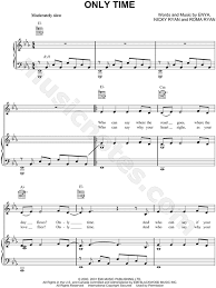 Key of c major in 4/4 time at ~ 68 bpm (♩) chords: Enya Only Time Sheet Music In Eb Major Transposable Download Print Sku Mn0046023