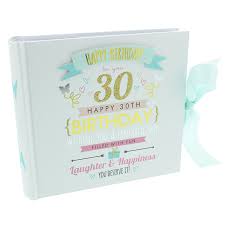 If your birthday present is for someone more adventurous, you might consider trying to surprise her with a gift card to a special place for an experience she will remember. Signography Ladies 30th Birthday Photo Album Gifts From Handpicked