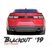 2019 2020 Chevy Camaro Decklid Blackout Decal Camaro Blackout Rear Trunk Vinyl Graphic Kit Chevy Camaro Camaro Chevy