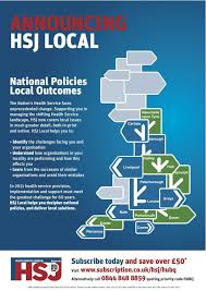 Print Ad Health Service Information Product Launch Delivered Largest Ever Visitor Numbers To Hsj Website Health Services Print Ads Print