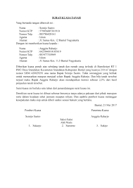 Hal ini dilakukan karena si pemberi kuasa tidak dapat melakukan suatu. Surat Kuasa Tanah