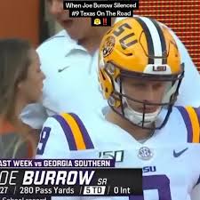 Joe Burrow's Dominant College Performance Against Texas