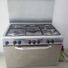 Nampan stainless steel ukuran gastronom 1/1 gn x 2 • data panas oven : Kompor Gas 5 Tungku Oven Kitchen Appliances Di Carousell