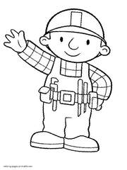 Set off fireworks to wish amer. Bob The Builder Coloring Pages Printable Free Pictures 85