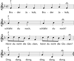 Ausdrucken oder speichern im frame möglich. Bruder Jakob Kinder Lied Kinderlieder Querflote Lernen