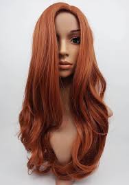 Auburn Ginger Wavy Wig