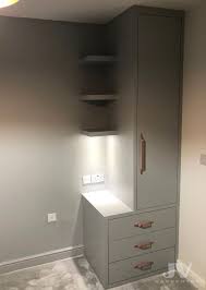 Built In Wardrobes On Both Sides Of The Bed Idea With Bedside Tables Fitted Bedroom Furnitur Bedroom Built In Wardrobe Fitted Bedrooms Fitted Bedroom Furniture