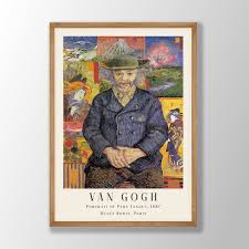 Estampe « Père Tanguy » de Van Gogh : affiche dexposition de musée - Etsy  France