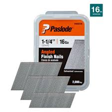 Maybe you would like to learn more about one of these? Paslode Nailer Angled Finish Nails Galvanized 1 1 4 X 16 Gauge 2000 Per Box 759501108424 Ebay