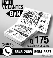 Banner 60x80 cm con 4 ojales 📣 $1.200 Volantes Blanco Y Negro Super Urgentes En Ciudad De Guatemala Otros Servicios 221513