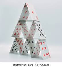 Try to float it smoothly into place. House Cards Made Poker Cards French Stock Photo Edit Now 1402754036