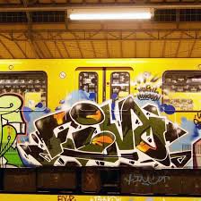 The singular graffito is rarely used except in archeology) is writing or drawings made on a wall or other surface, usually without permission and within public view. Egowar Magazine Striktly Subway Photos