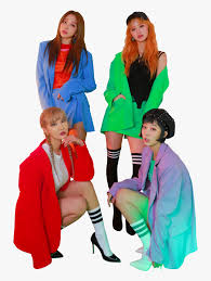 Solji, le, hani, hyerin, and jeonghwa. Transparent Kpop Png Exid Night Rather Than Day Cover Png Download Kindpng