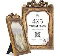 Amazon.com: 97 Decor Marco Vintage Dorado 4x6 - Marcos de ...