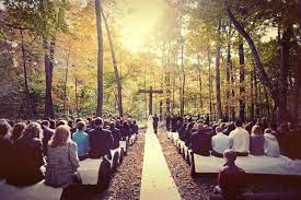 Romineweddingsblog Com There S This Place Called Funks Grove Next To Bloomington Il Outdoor Autumn Wedding Reception Fall Ceremony Diy Wedding Inspiration