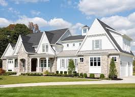 Light Stone White Siding And A Cupola Stone Exterior Houses House Exterior House Designs Exterior