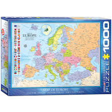 Jetzt die vektorgrafik belarus karte herunterladen. Eurographics Map Of Europe Puzzle 1000 Piece Buy Online In Guadeloupe At Guadeloupe Desertcart Com Productid 34795475