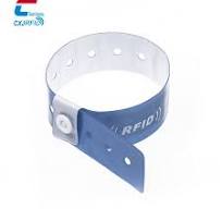 UHF RFID Disposable Paper Wristband Tag for Scenic Spot Hospital Concerts  Featuring Unique Code