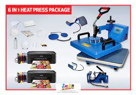 6 In 1 Heat Press Package Inclusions 1 Unit 6 In1 Sapphire Heat Press Machine 1 Unit 4 Colors Ep In 2021 Thermal Tape Digital Printing Business Heat Press Machine